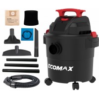 Drėgno ir sauso valymo dulkių siurblys Ecomax EMX 20L